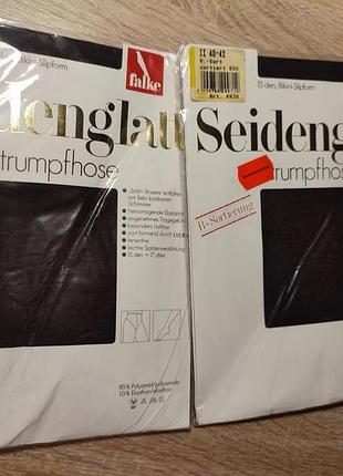 Елітні колготки falke seidenglatt 15 den (германія) у кольорі шоколад m/ii