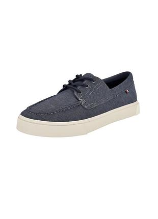 Мужские текстильные лоферы tommy hilfiger