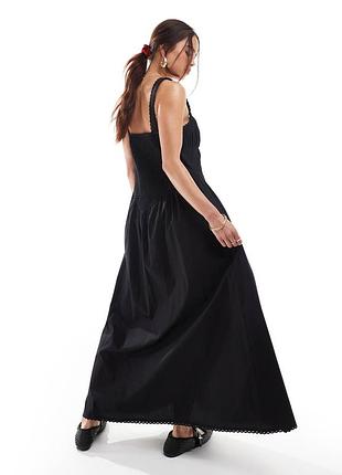 Asos довга сукня бавовна 3