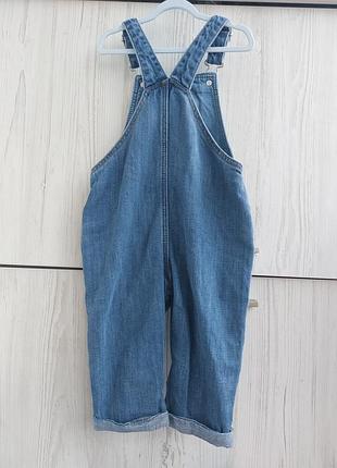 Брендовый джинсовый комбинезон f&amp;f на 9-12м 3