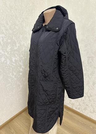 Довге стьобане пальто desigual 4