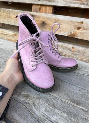 Чоботи жіночі dr. martens челсі рожеві, розмір 33