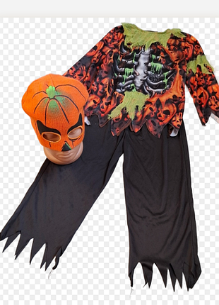 Тыква скелетон хэллоуин карнавальный костюм на halloween для мальчика 5-6 лет
