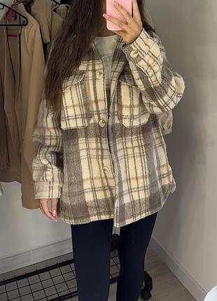 Стильна сорочка в клітинку zara