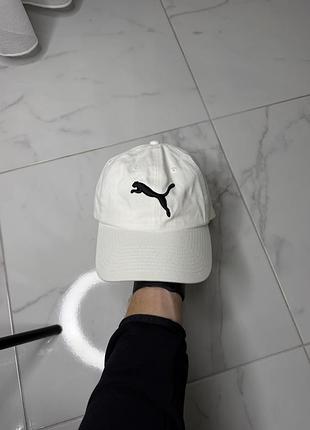 Фірмова біла кепка бейсболка puma оригінал універсальний розмір