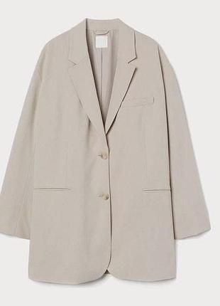 Подовжений піджак оверсайз h&m