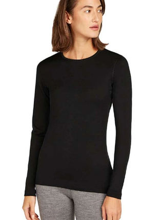 Женский лонгслив, термобелье icebreaker merino 200 oasis womens long sleeve crewe 2027