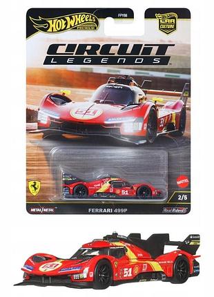 Hot wheels premium "легенди траси" ferrari 499p jbk49