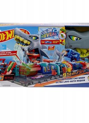 Hot wheels city ultra мийка акули набір для гри 3+ htn82