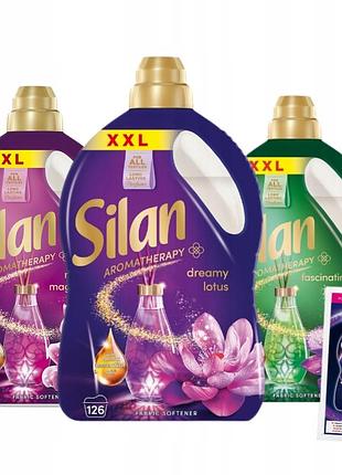 Silan aromatherapy рідина для полоскання тканин 2,7л x3 +