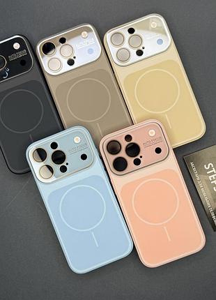 Чохол для iphone 16 pro 6.3 lensguard case з magsafe матовий і захисне скло блока камер