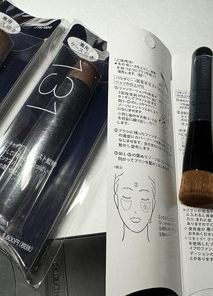 🇯🇵shiseido brush 131 японія оригінальний компактний пензлик для  тональних засобів усіх текстур кисть