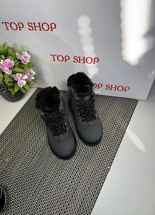 Оригинальные ботинки с мехом детские waterproof h&amp;m 2