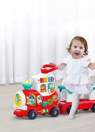 Каталка dumel discovery інтерактивний потяг 4в1 5