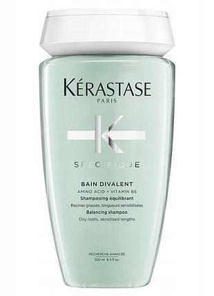 Шампунь kerastase divalent освіжаючий для жирного волосся 250 мл