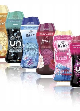 Пральні ароматичні кульки lenor 6x mix ароматів 195г