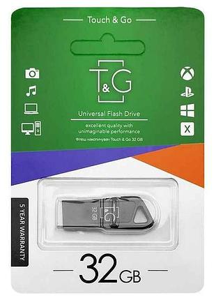 Флешка usb 32gb 2.0 114 metal series чорна тм tg