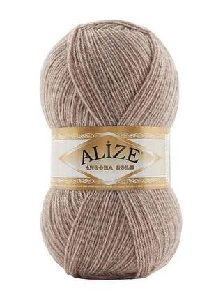 Пряжа angora gold 461 5шт/уп 20% вовна 80% акрил 100г 550м тм alize