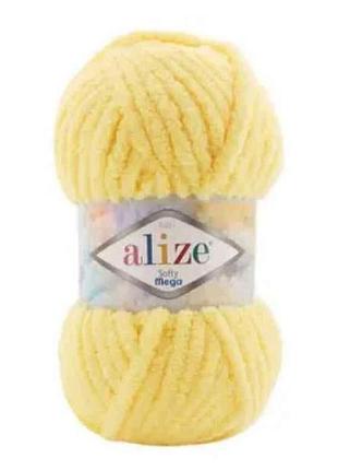 Пряжа softy mega 187 5шт/уп 100% мікрополіестер 100г 70м тм alize