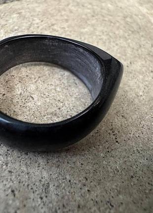 Перстень из рога, кольцо из рога, украшение из рога, оригинальный перстень из рога