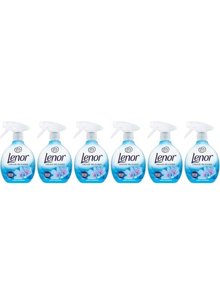 Набір 6 штук 6x англійський lenor crease 500ml спрей-праска для білизни spring awakening