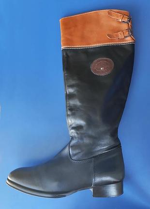Кожа сапоги tommy hilfiger 7 uk, 41 eur, стелька 27,5 см