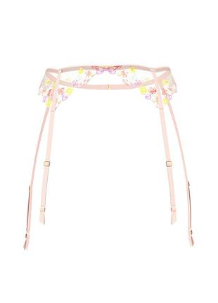 Сітчастий пояс для панчіх victoria's secret з вишивкою