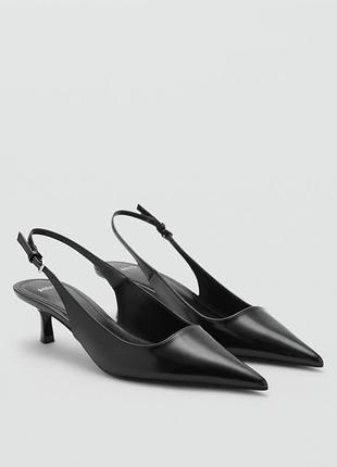 Туфлі kitten heel від mango
