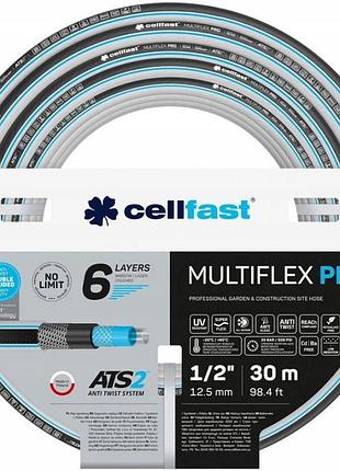 Cадовий шланг multiflex pro 1/2'' 30m cellfast 13-801