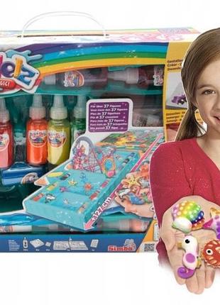 Aqua gelz лагуна 12 гелей формочки аксесуари великий креативний набір +8 років