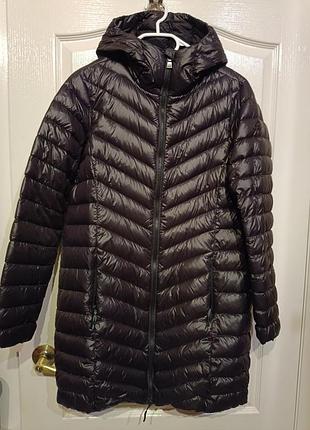 Стильный брендовый удлиненный пуховик mckinley isabella (размер 42 / l / xl)