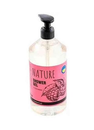 Гель для душу 900мл малина nature тм bioton