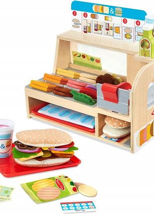 Дерев'яний бар melissa&doug кухня ресторан для дітей 56 ел