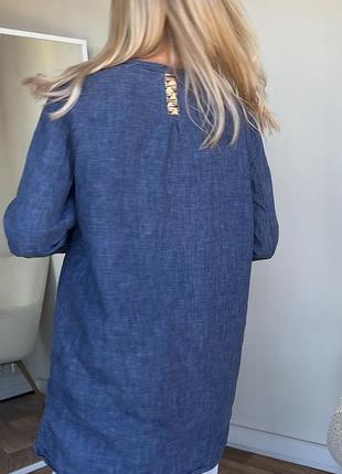 Лляна сорочка s max mara оригінал 5