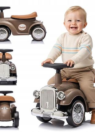 Їздовий автомобіль sun baby retro дитячий коричневий