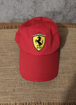 Бейсболка чоловіча ferrari червона