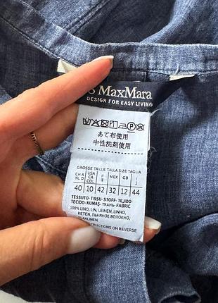 Лляна сорочка s max mara оригінал 8