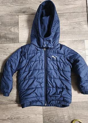 Куртка для хлопчика puma демісезонна синя
