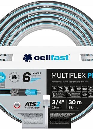 Багатошаровий садовий шланг multiflex pro 3/4'' 30м cellfast 13-821