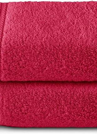 Top towel premium великі банні рушники 2 рушники 50 x 100 см 100% бавовна 600 г фуксія