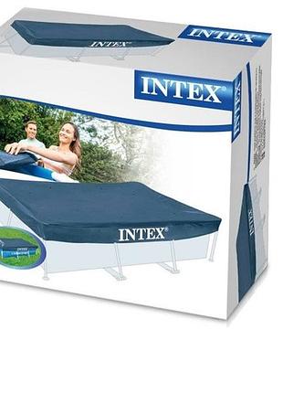 Кришка для басейну каркасного прямокутного intex 28038 300x200