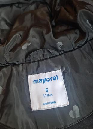 Куртка для дівчинки mayoral чорна 110-116 4