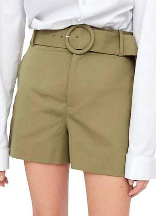 Шорти жіночі zara оливкові s