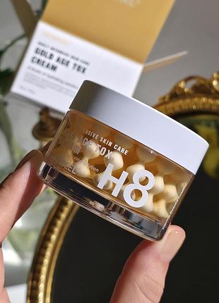 Потужний антивіковий капсульний крем для обличчя medi-peel gold age tox h8 cream 50 г корея