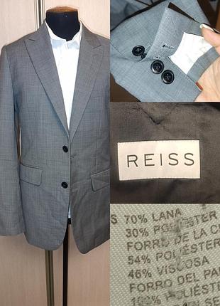Шерстяной мужской премиальный пиджак reiss