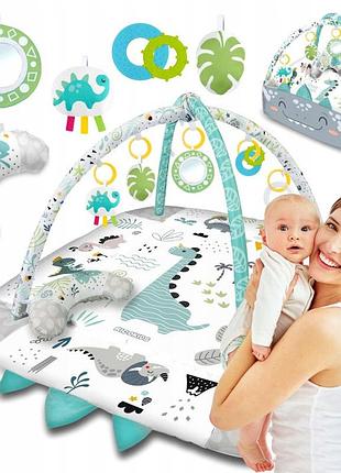 Ігровий килимок ricokids великий інтерактивний навчальний з подарунком