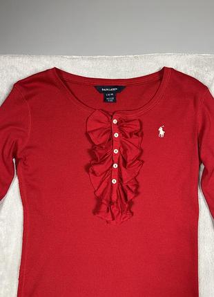 Лонгслів polo ralph lauren в рубчик   оригінал 4