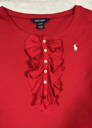 Лонгслів polo ralph lauren в рубчик   оригінал 5