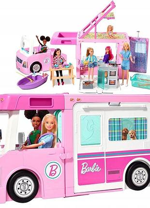 Іграшка barbie kamper 3 в 1 ghl93 + лялька безкоштовно
