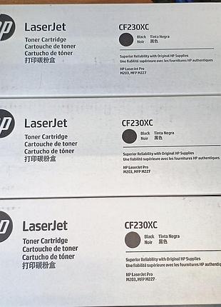Картридж hp 30x (cf230xc) оригинал - новый